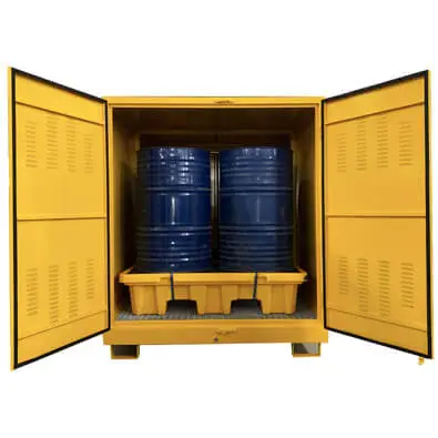 Outdoor Drum Storage Cabinet