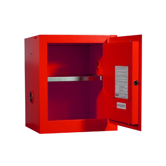 flammable cabinet self closing