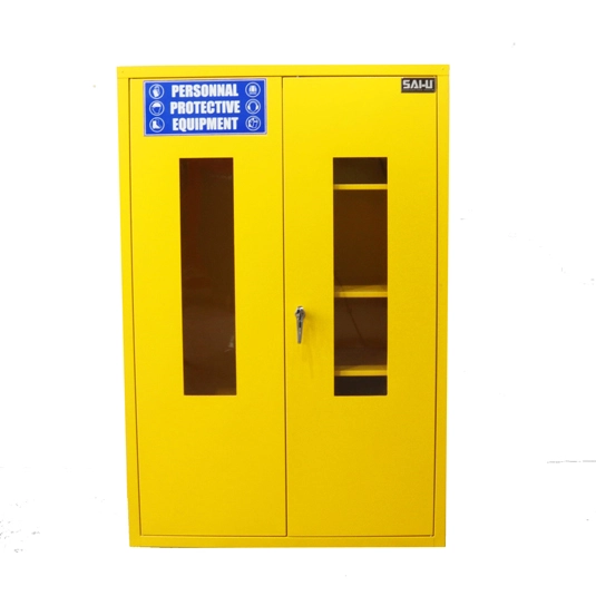 personal protective equipment storage cabinet