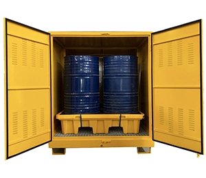 Outdoor Drum Storage Cabinet