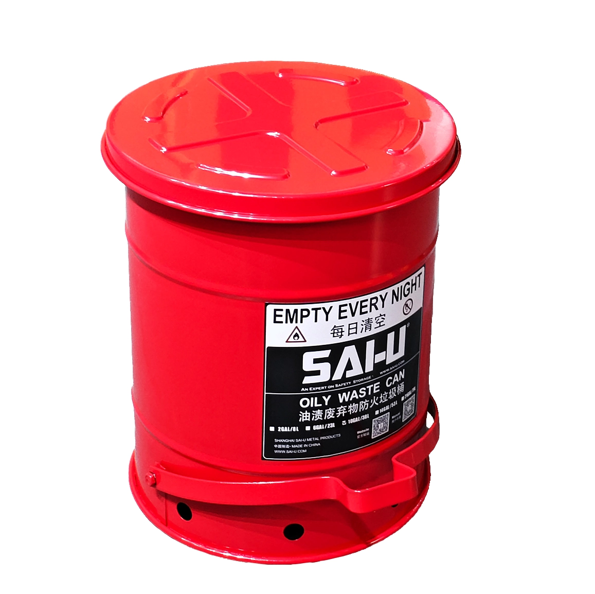 SAl-U Oil Waste Can WC010R