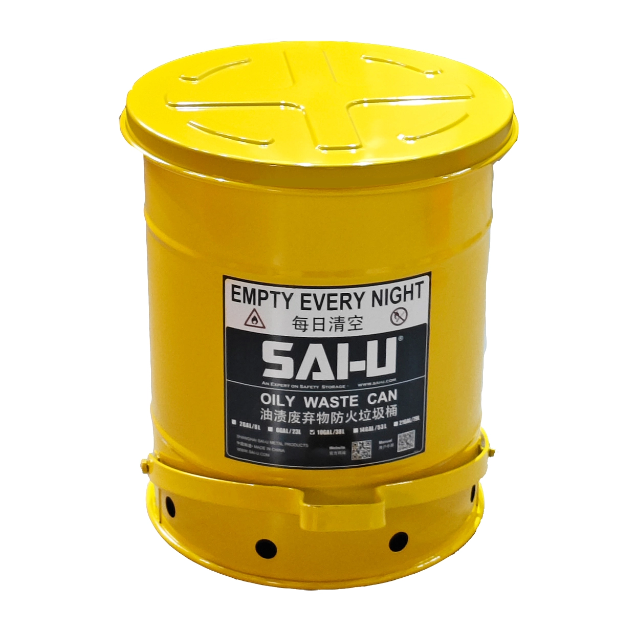 SAl-U Oil Waste Can WC010Y