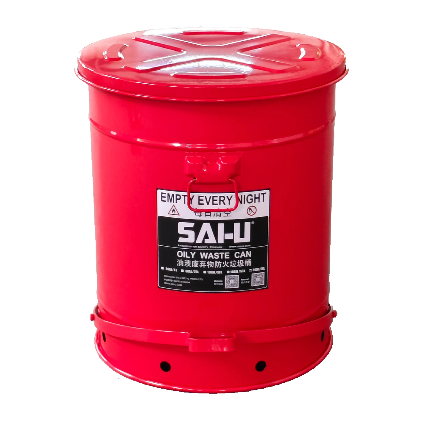 SAl-U Oil Waste Can WC021R