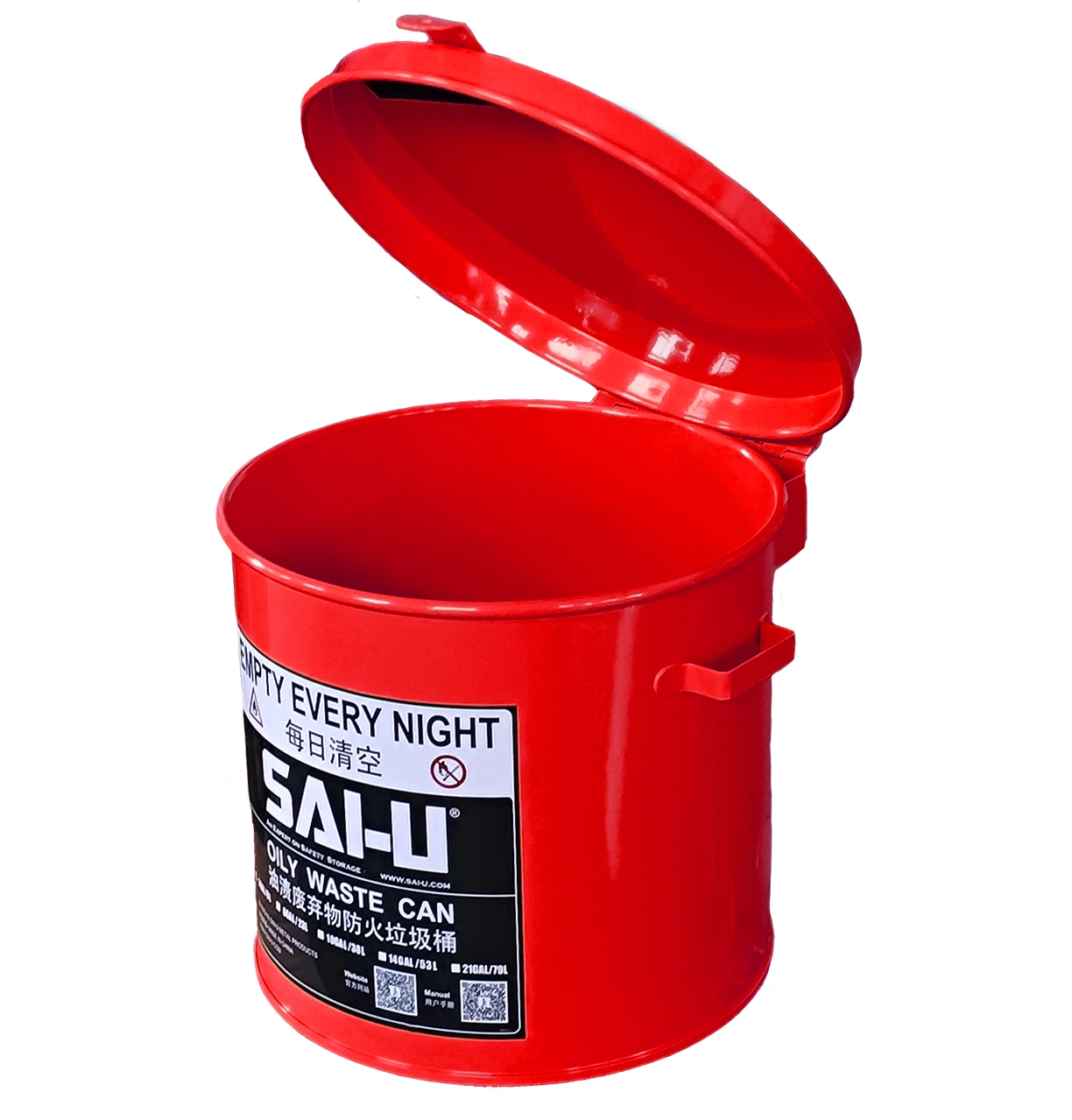 SAl-U Oil Waste Can WC002R&WC002Y